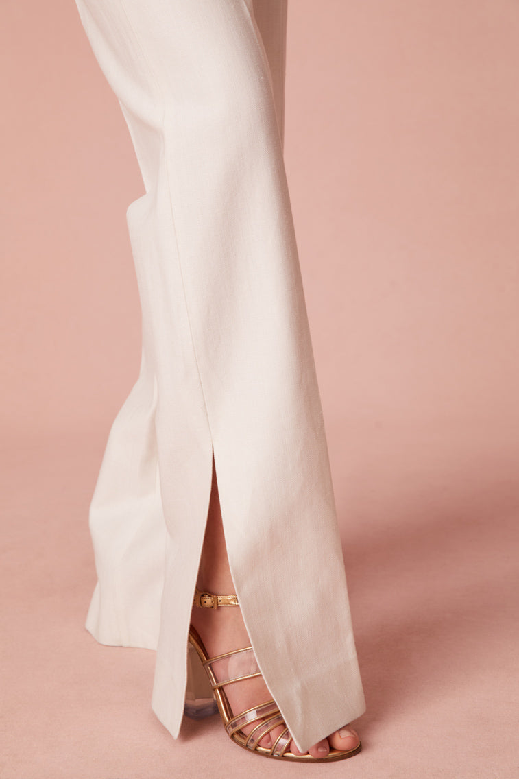 Poppet Straight Leg Tailored Pants-morningim