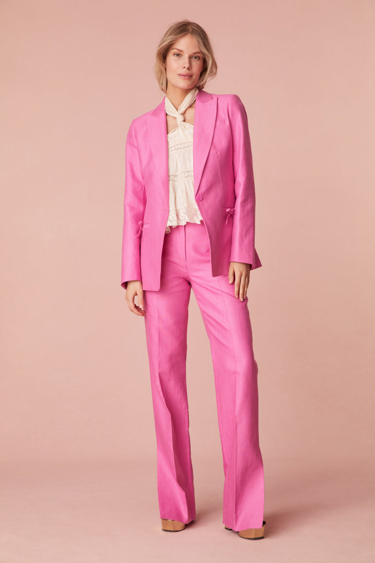 Poppet Straight Leg Tailored Pants-morningim