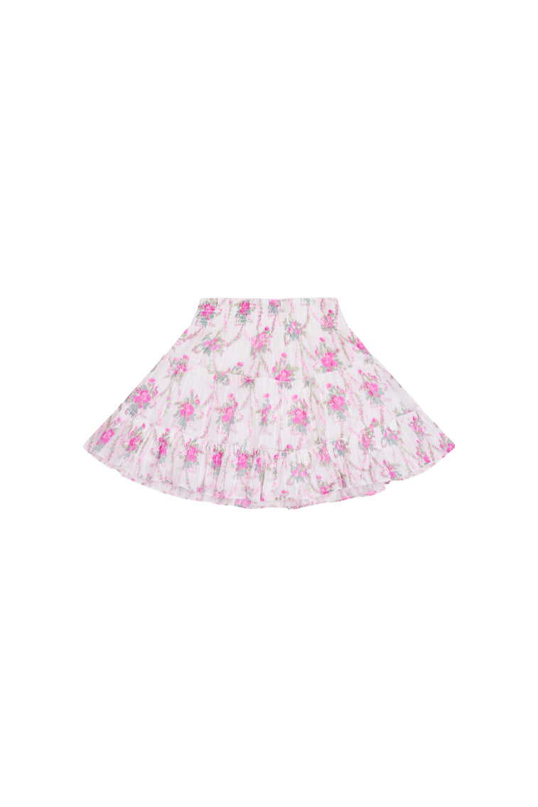 Girls Raf Cotton Floral Skirt-morningim