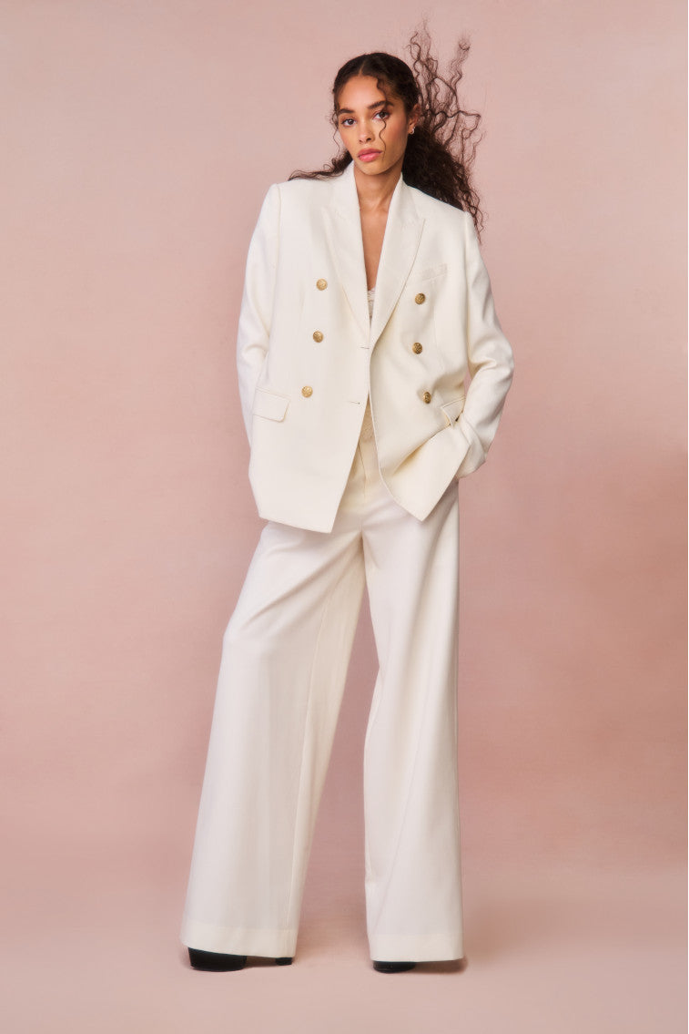 Reiser Double-Breasted Blazer-morningim