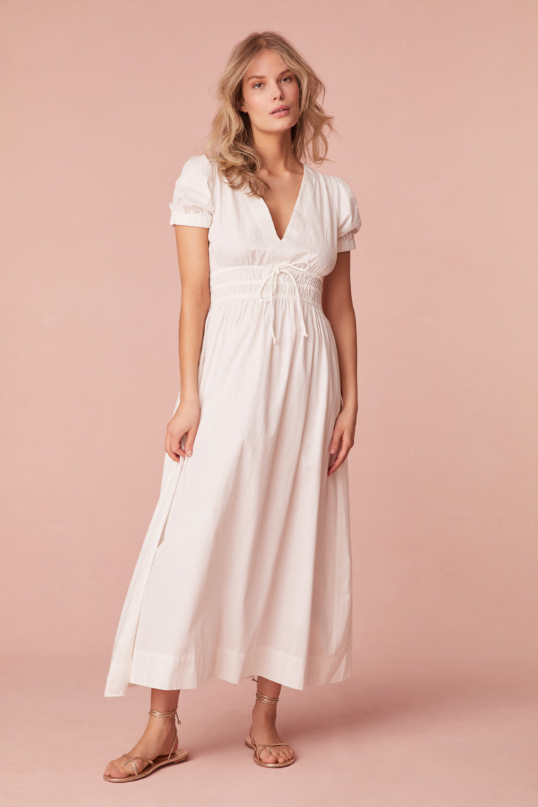 Sabela Cotton Midi Dress-morningim