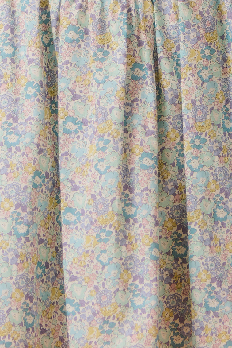 Ceronne Liberty Fabric Mini Dress-morningim