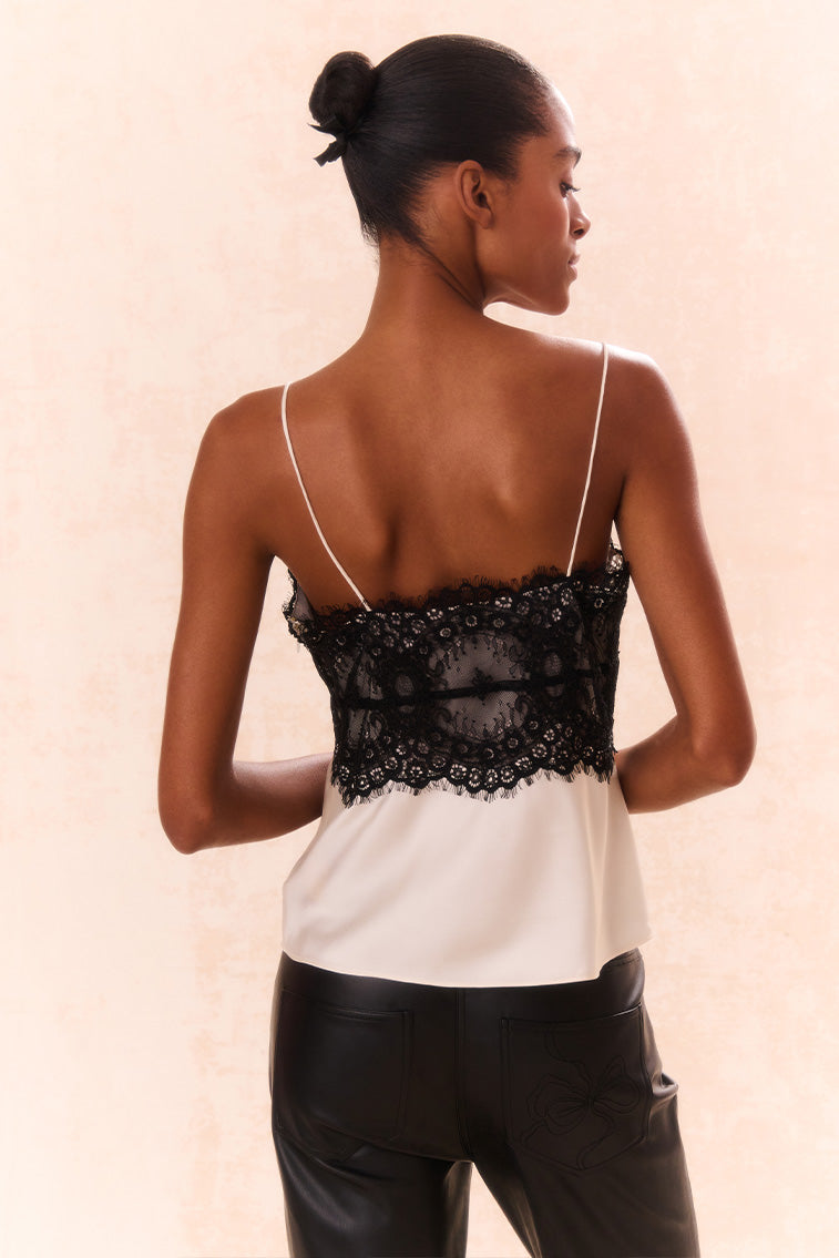 Talulah Lace-Trimmed Cami Top-morningim