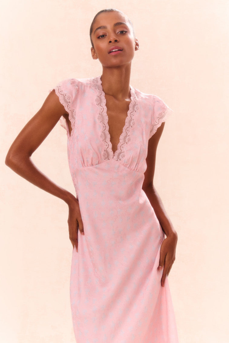 Theodore Printed Maxi Dress-morningim