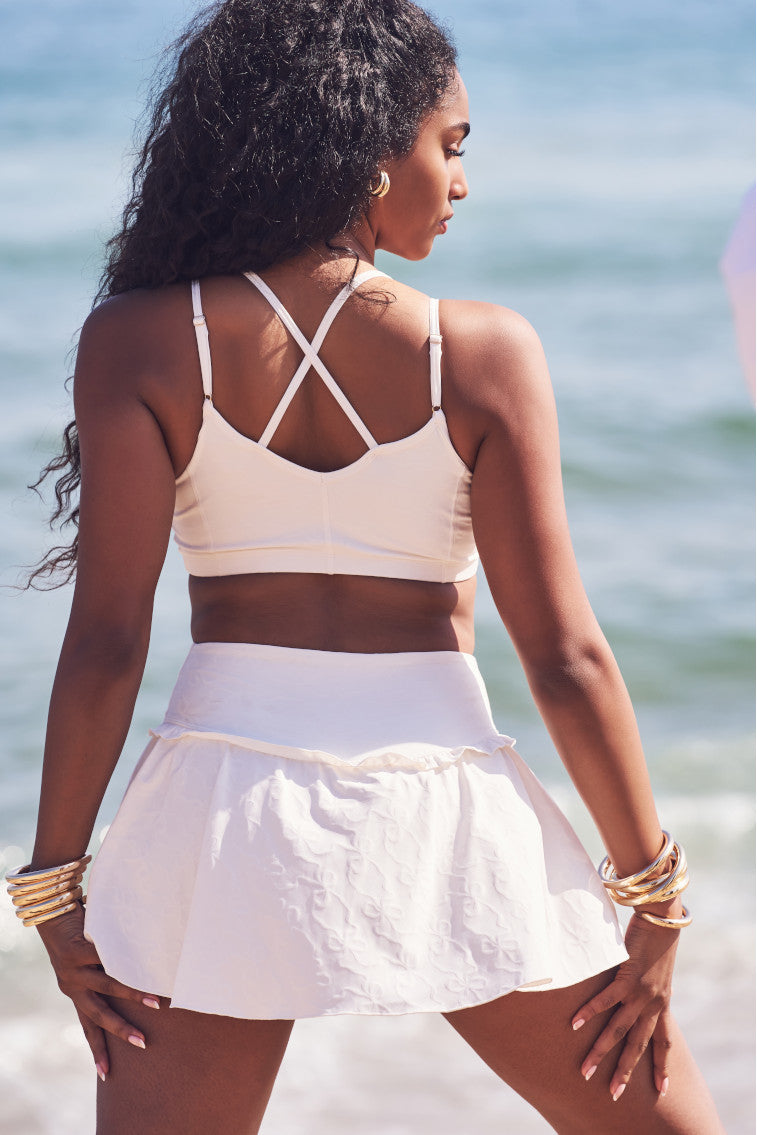 Vanina Bow Print Active Skort-morningim