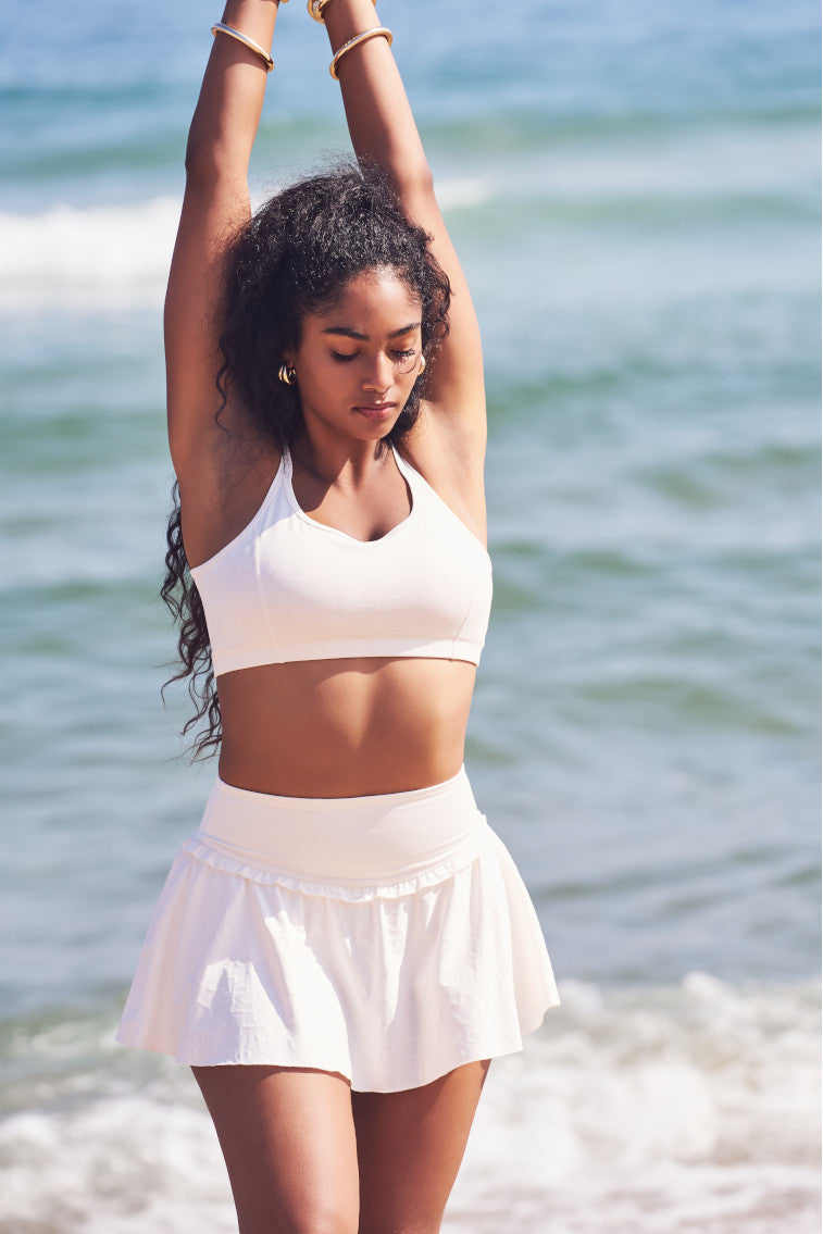 Aiden Bow Print Sports Bra-morningim