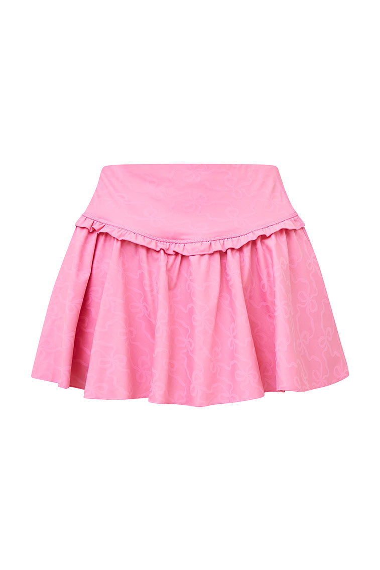 Vanina Bow Print Active Skort-morningim