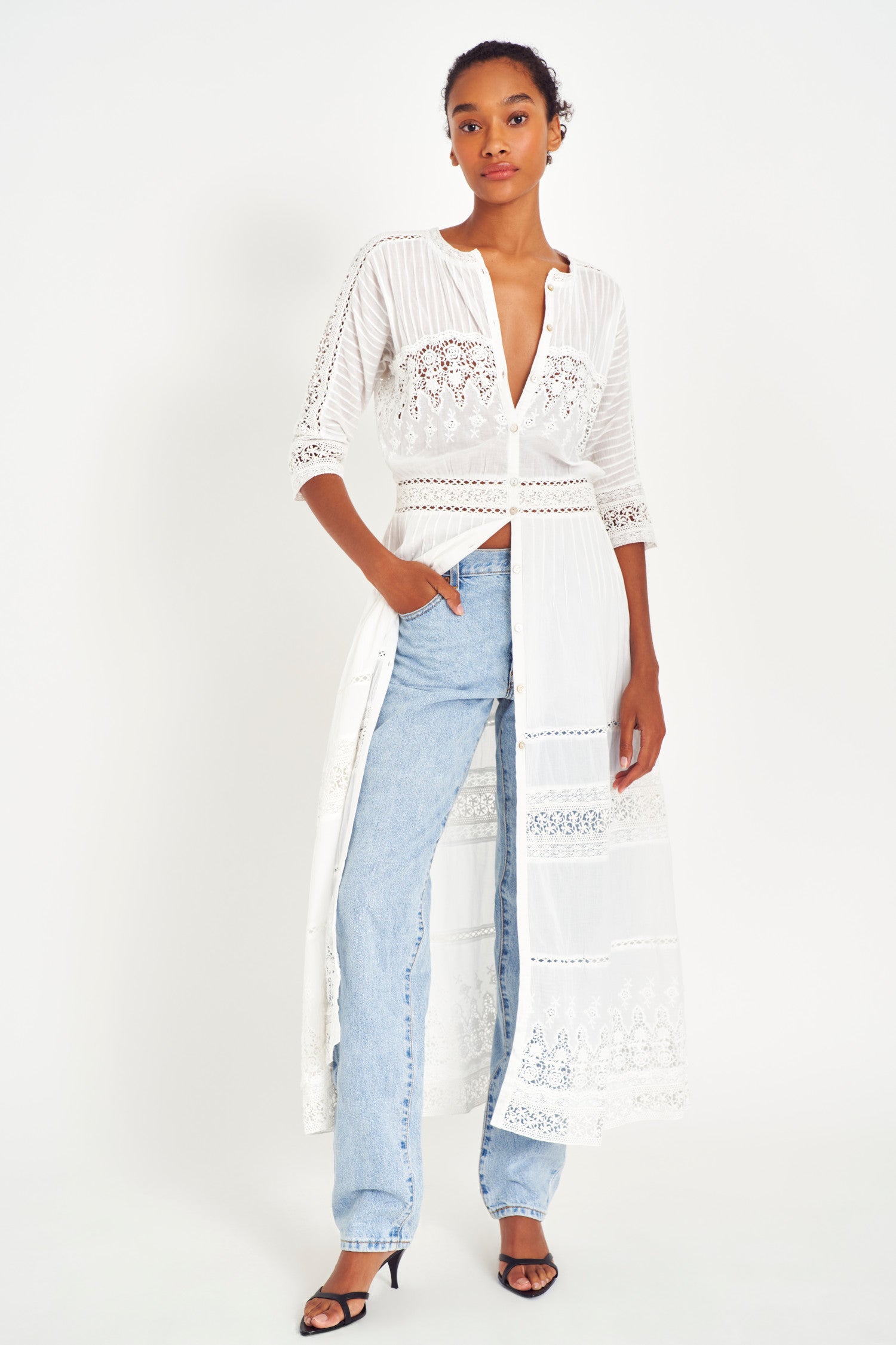 Beth Cotton Midi Dress-morningim