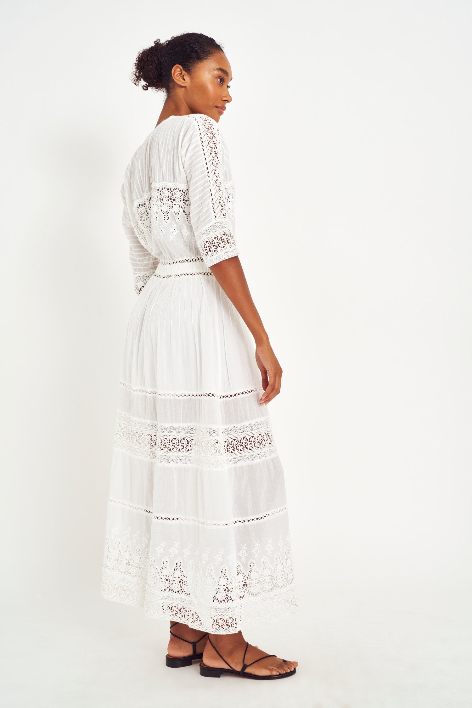 Beth Cotton Midi Dress-morningim