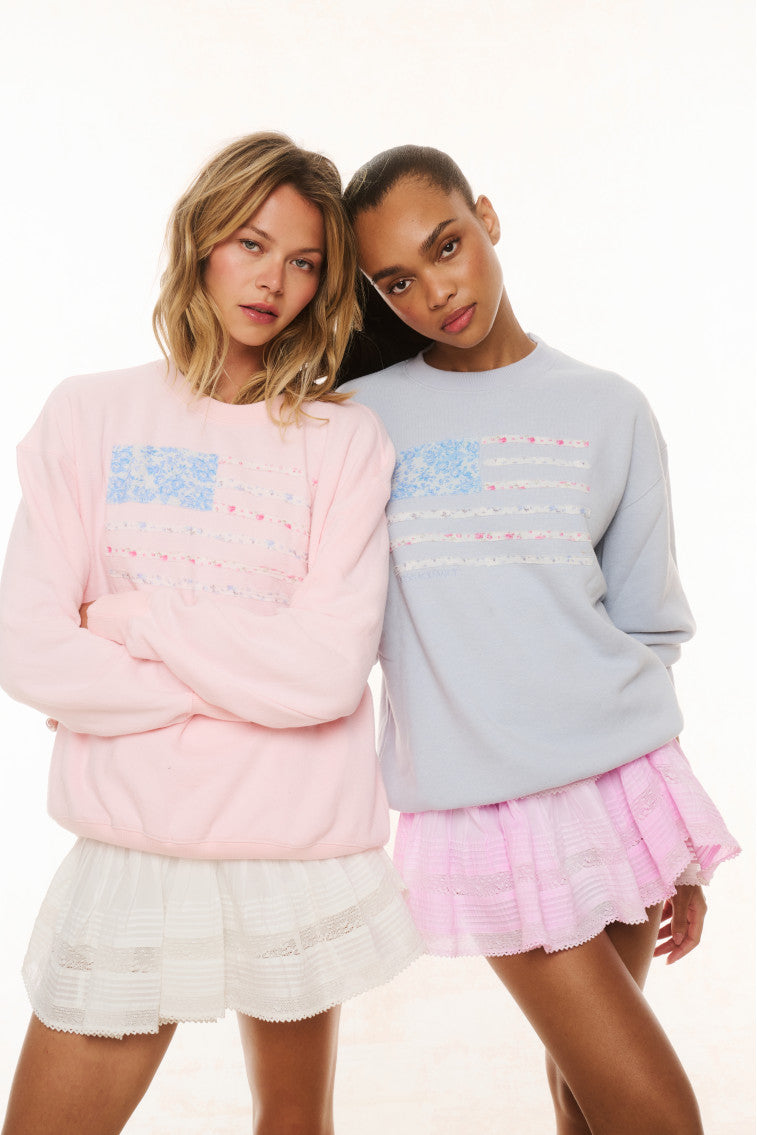 Palo Americana Fleece Pullover-MOONSTONE-morningim