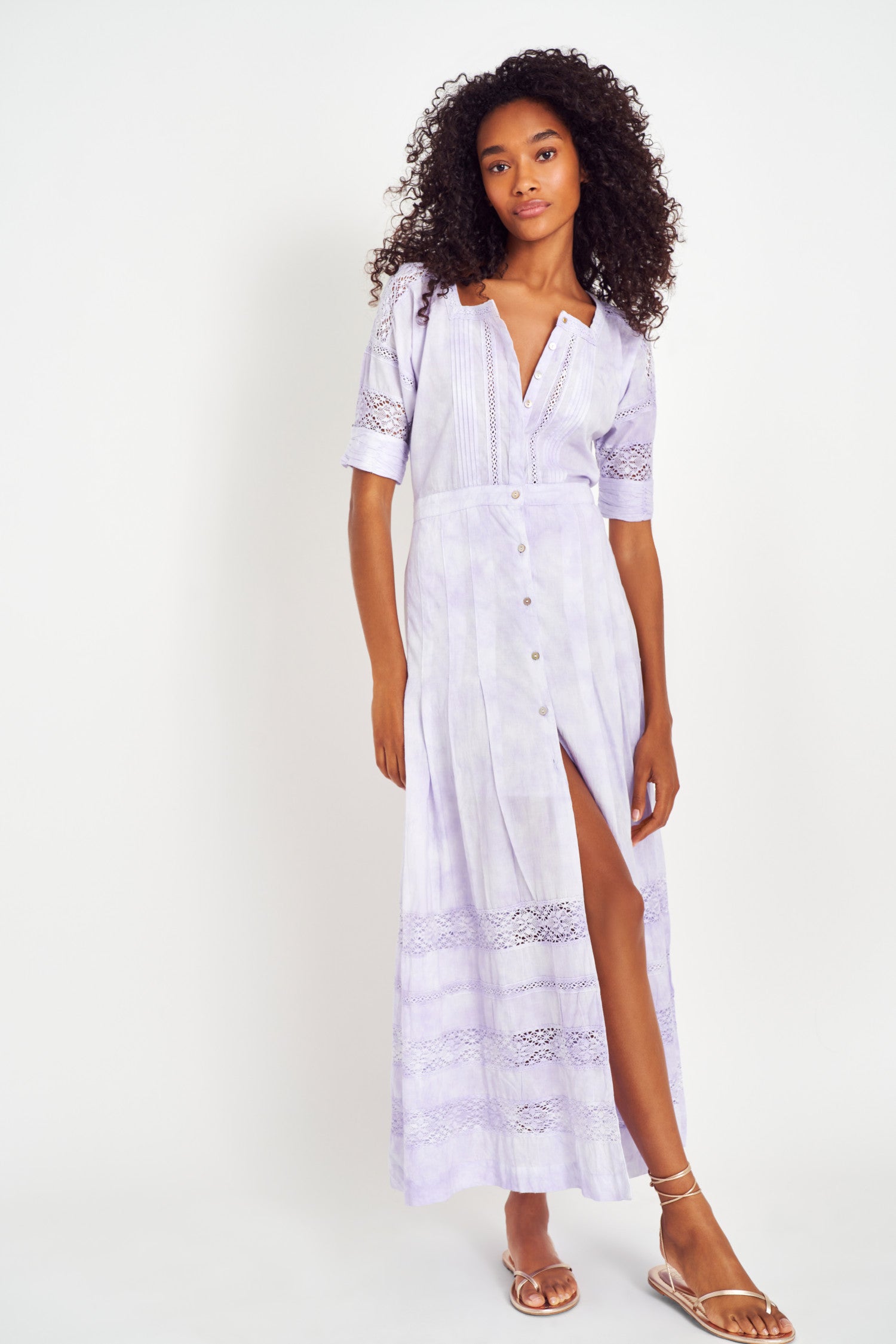 Edie Cotton Midi Dress-morningim