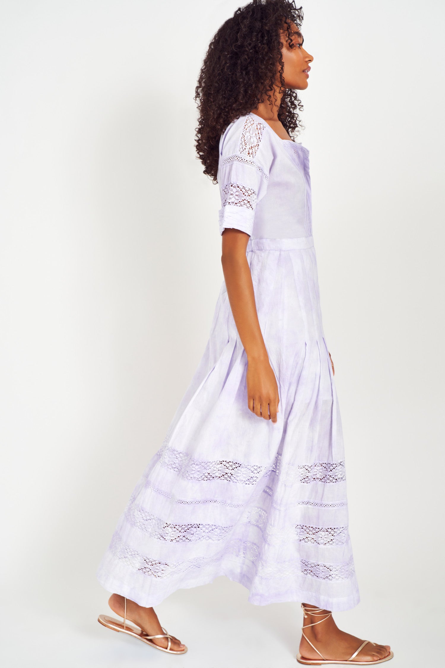 Edie Cotton Midi Dress-morningim