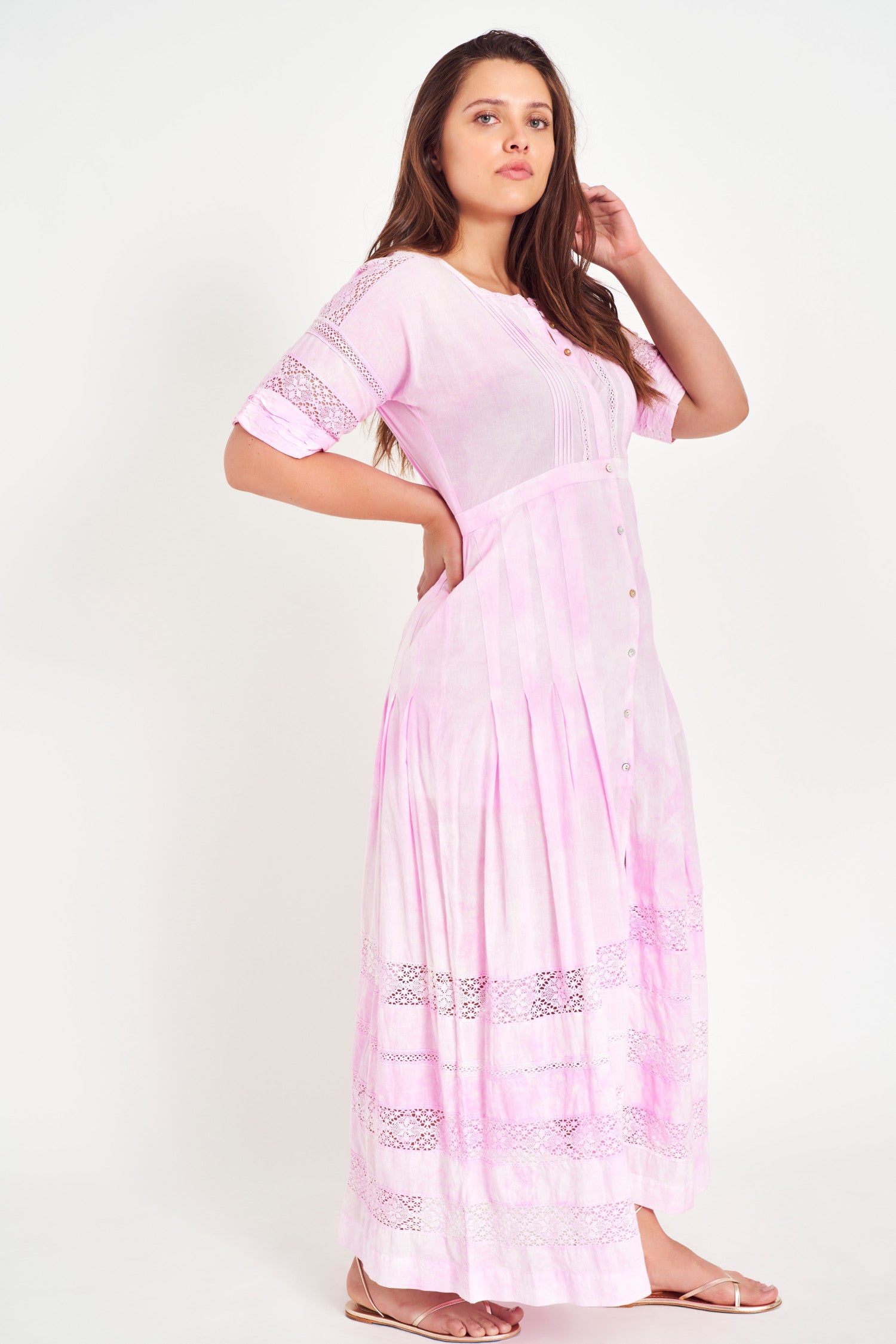 Edie Cotton Midi Dress-morningim