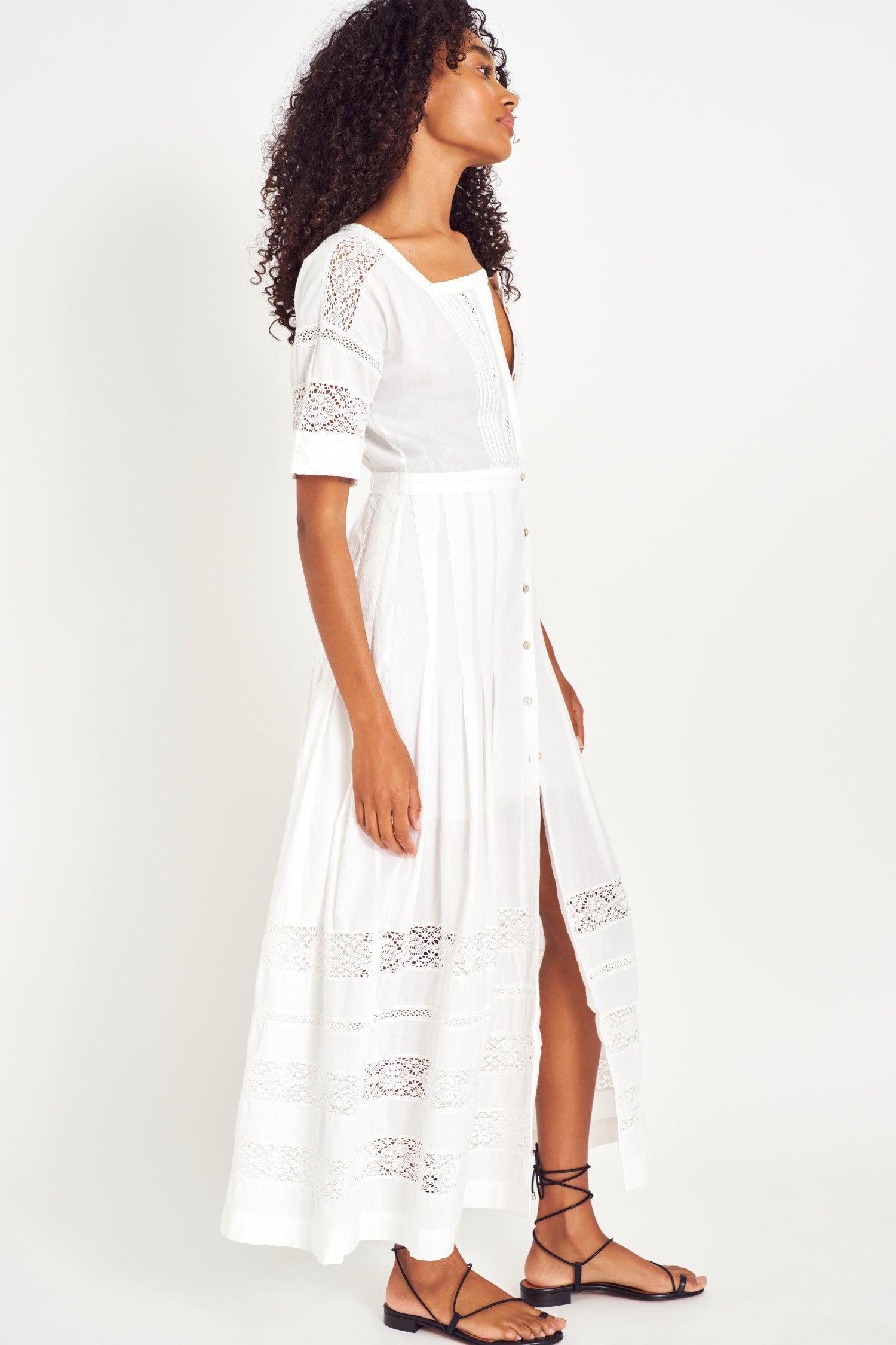 Edie Cotton Midi Dress-morningim