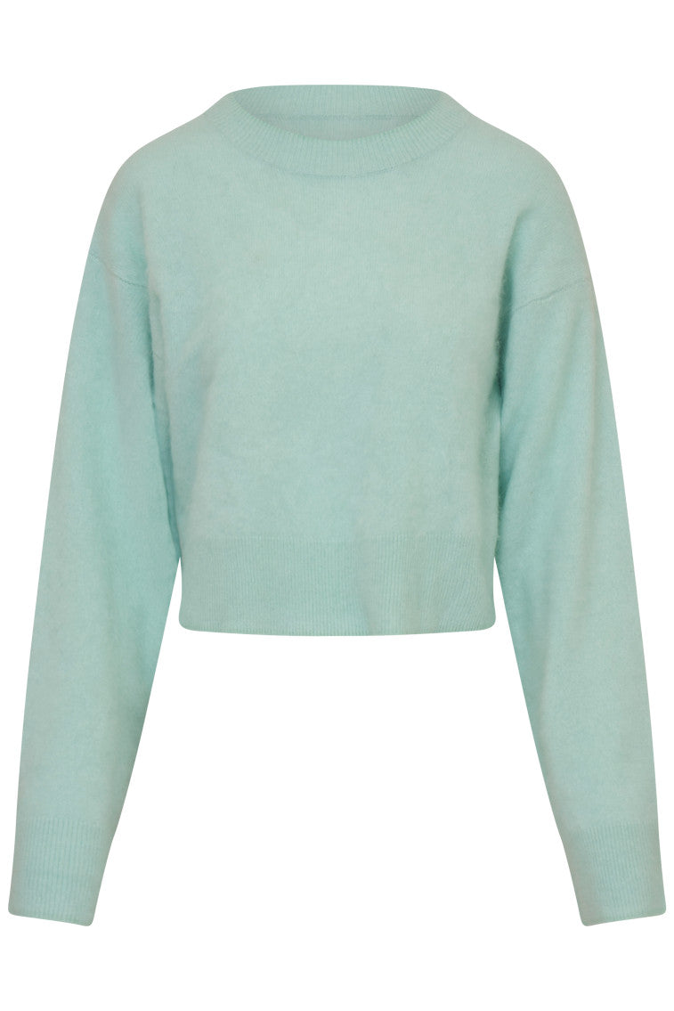 Bellman Cropped Cashmere Pullover-morningim