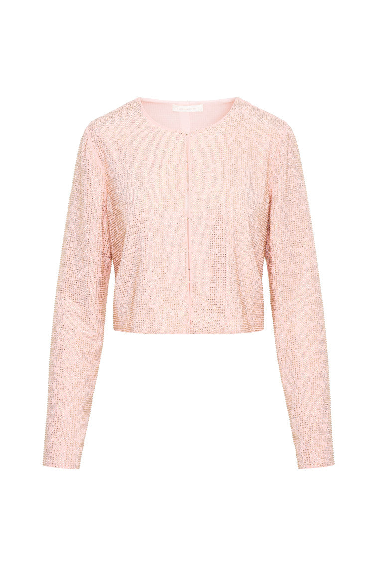 Daliana Crystal Long Sleeve Top-morningim