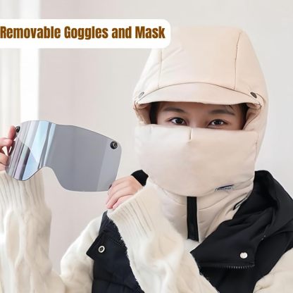 ❄️Winter Special Offer-4 In 1 Windproof Full Cover Outdoor Mask with Glasses（unisex）