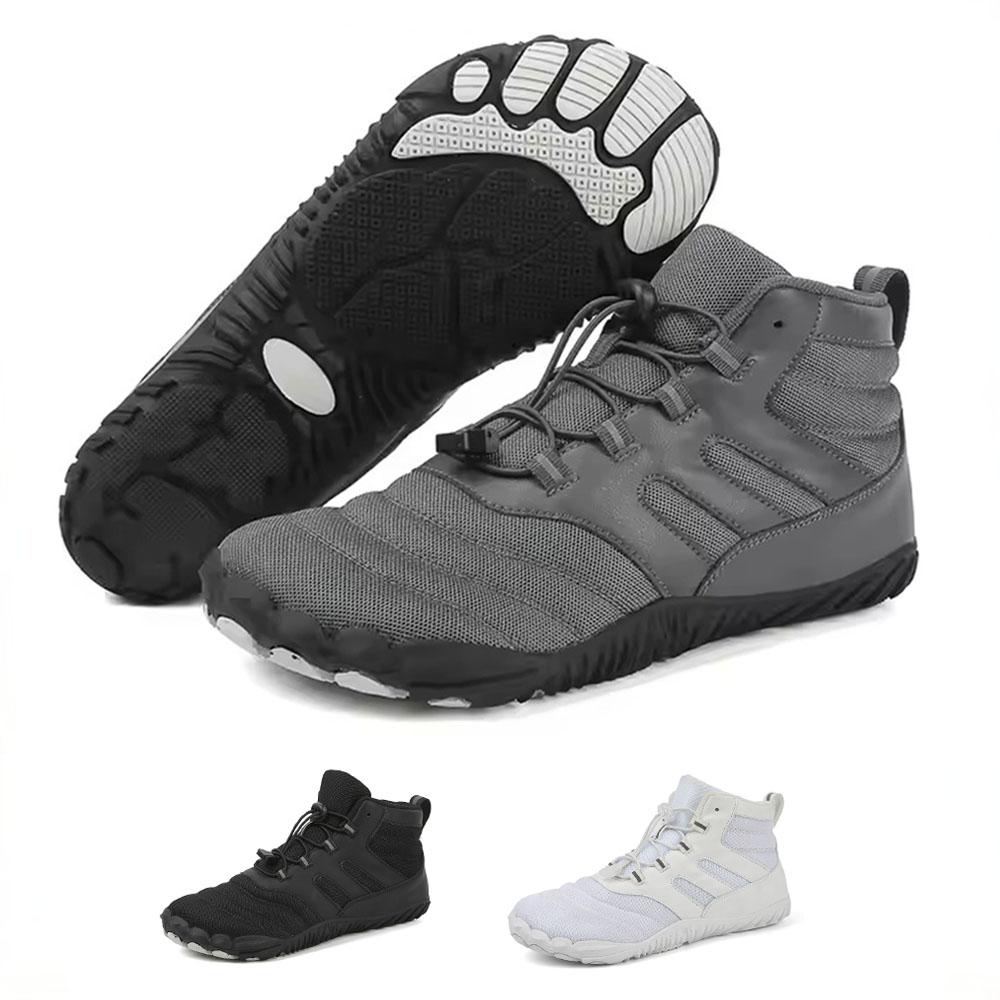 Grey Glide- Non-slip & Carbon Fiber Waterproof Winter Barefoot Shoes (Unisex)