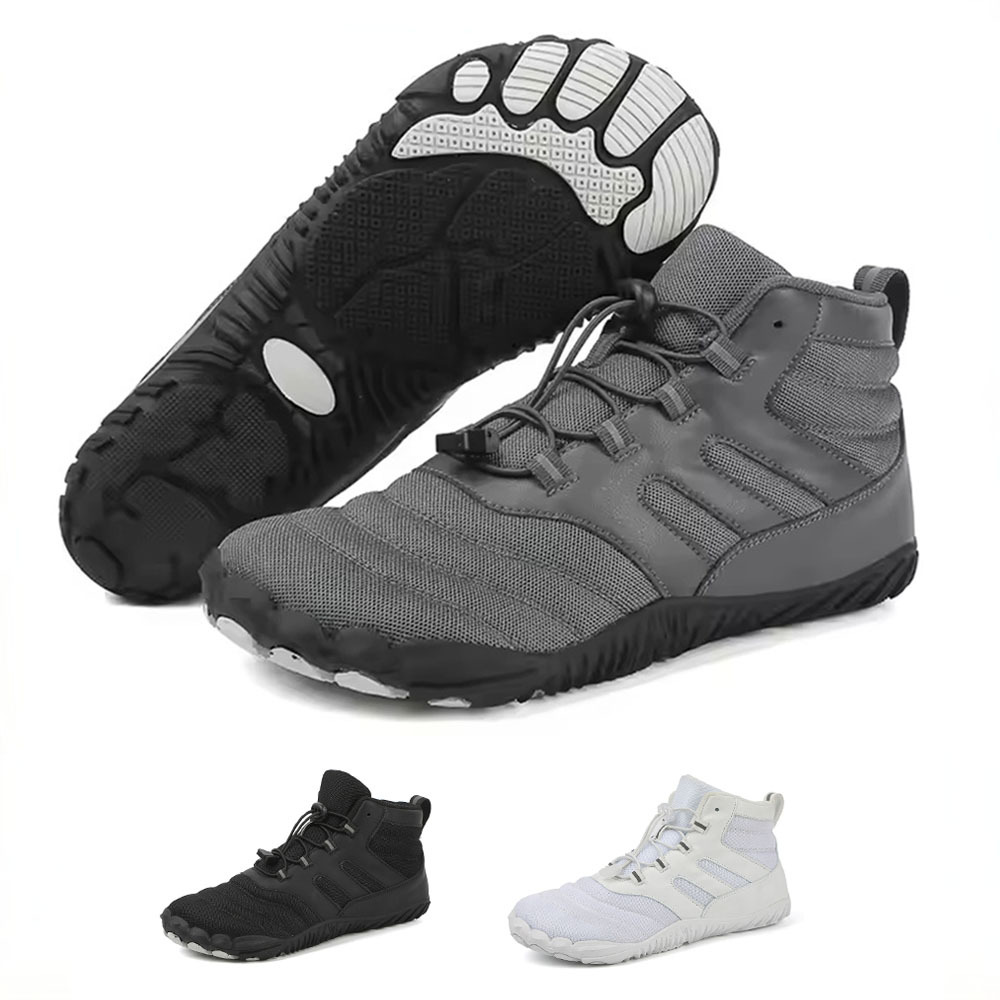 Grey Glide- Non-slip & Carbon Fiber Waterproof Winter Barefoot Shoes (Unisex)