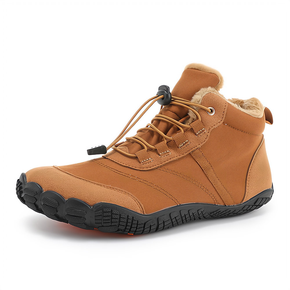 Winter Footwear Barefoot Fur Lined Hike Shoes Waterproof Snow Boots