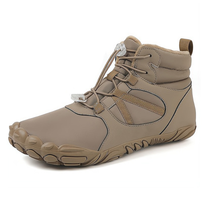 Mens Women Winter Barefoot Shoes Wide Toe Box Snow Boots Fur Lined Outdoor Shoe