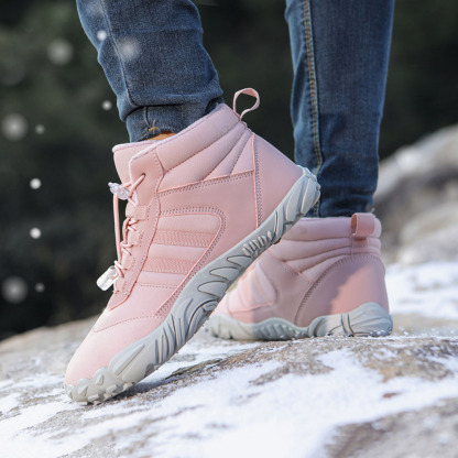 Hike Footwear Barefoot Wide Toe Box Snow Boots Winter Walking Shoes