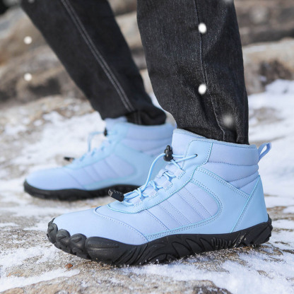 Hike Footwear Barefoot Wide Toe Box Snow Boots Winter Walking Shoes