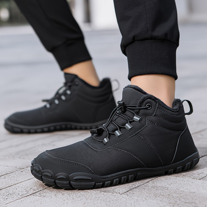 ❄️FrostLuxe- Non-slip & Carbon Fiber Waterproof Winter Barefoot Shoes (Unisex)