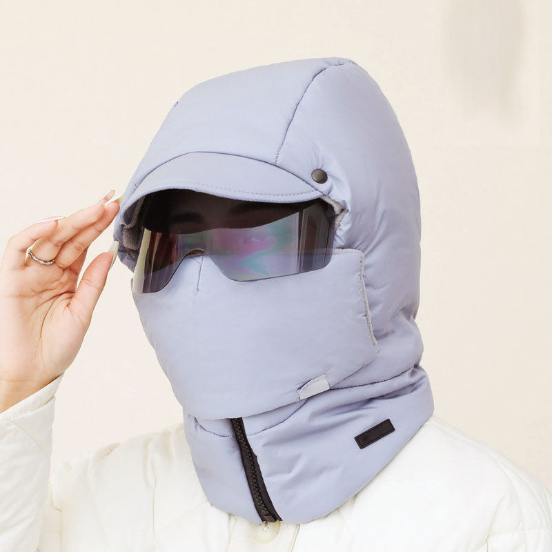 ❄️Winter Special Offer-4 In 1 Windproof Full Cover Outdoor Mask with Glasses（unisex）