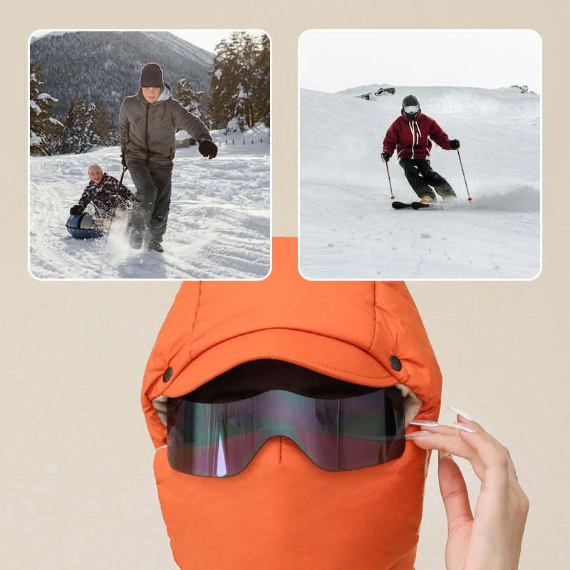 ❄️Winter Special Offer-4 In 1 Windproof Full Cover Outdoor Mask with Glasses（unisex）