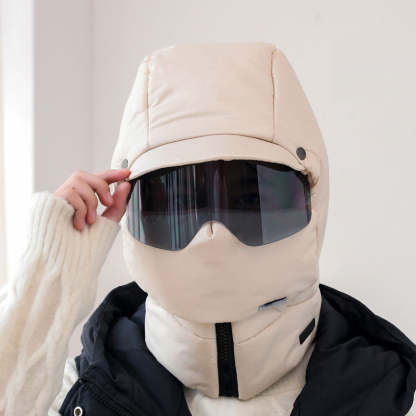 ❄️Winter Special Offer-4 In 1 Windproof Full Cover Outdoor Mask with Glasses（unisex）