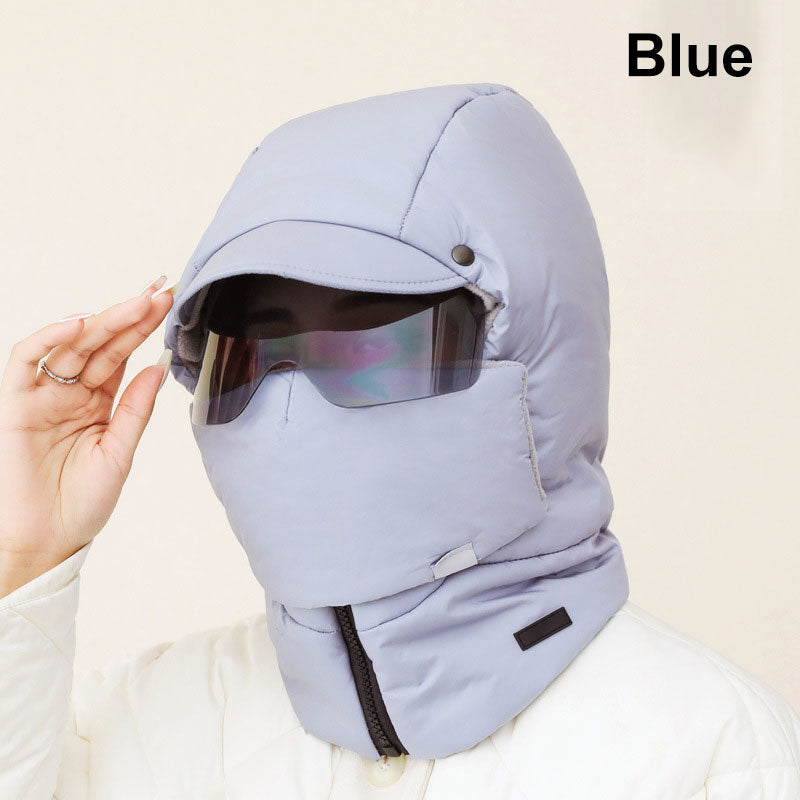 ❄️Winter Special Offer-4 In 1 Windproof Full Cover Outdoor Mask with Glasses（unisex）