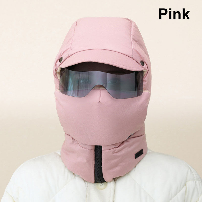 ❄️Winter Special Offer-4 In 1 Windproof Full Cover Outdoor Mask with Glasses（unisex）