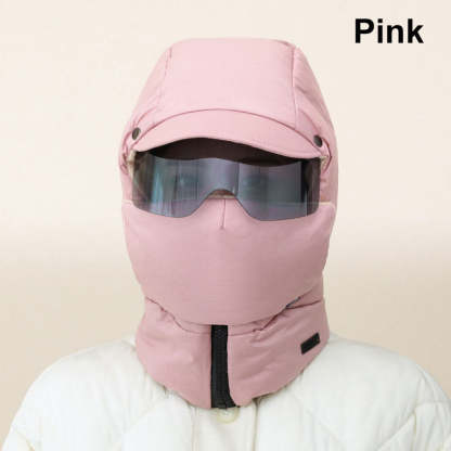 ❄️Winter Special Offer-4 In 1 Windproof Full Cover Outdoor Mask with Glasses（unisex）