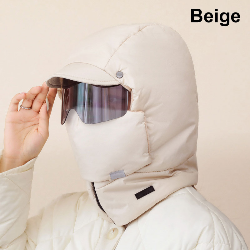 ❄️Winter Special Offer-4 In 1 Windproof Full Cover Outdoor Mask with Glasses（unisex）