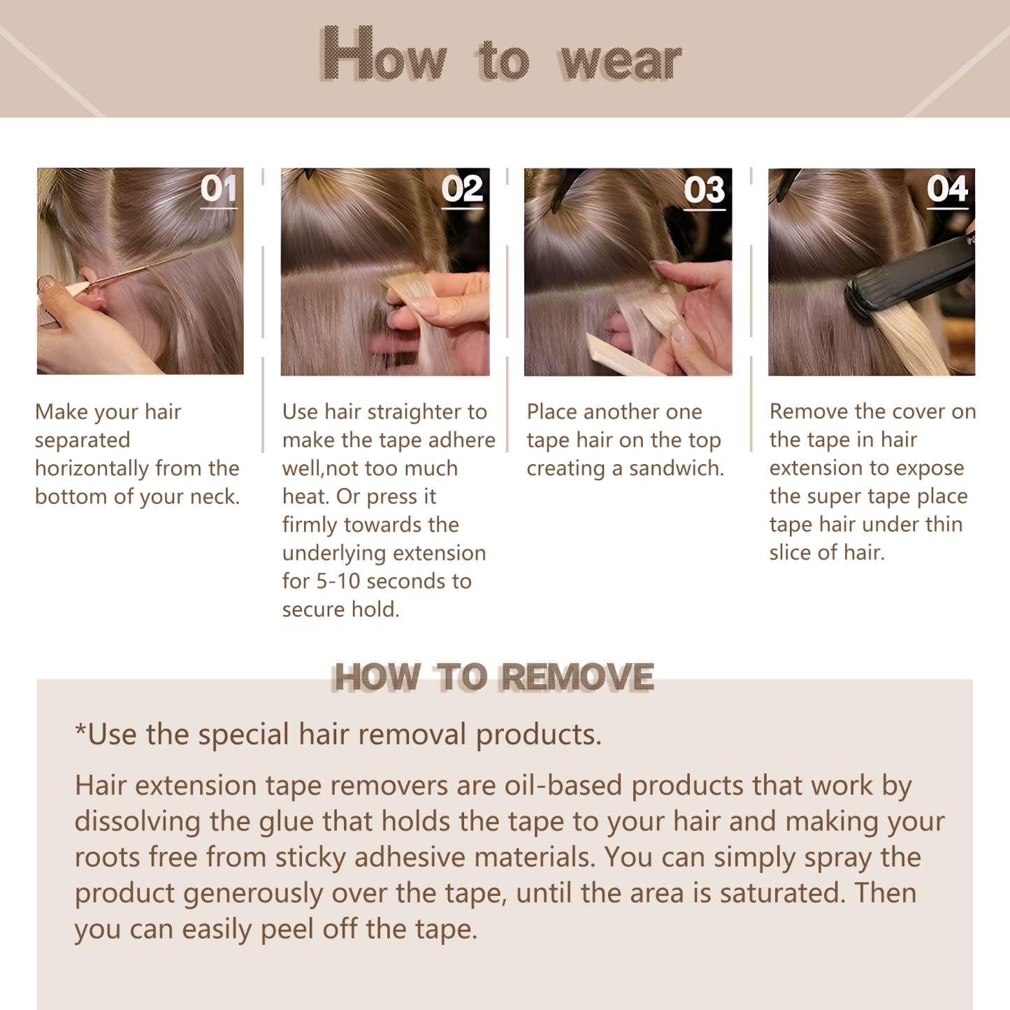 Meiverah Seamless Injected Hand-Tied Tape In Hair Extensions 20 Pcs/50 g Virgin Human Hair (#1B)