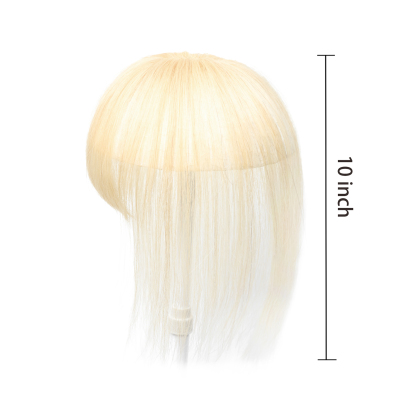 Meiverah Hair Clip in Bangs Real Human Hair with high cranial top for volume Light and airy French bangs for women Clip On Air Bangs for Daily Wear (613)