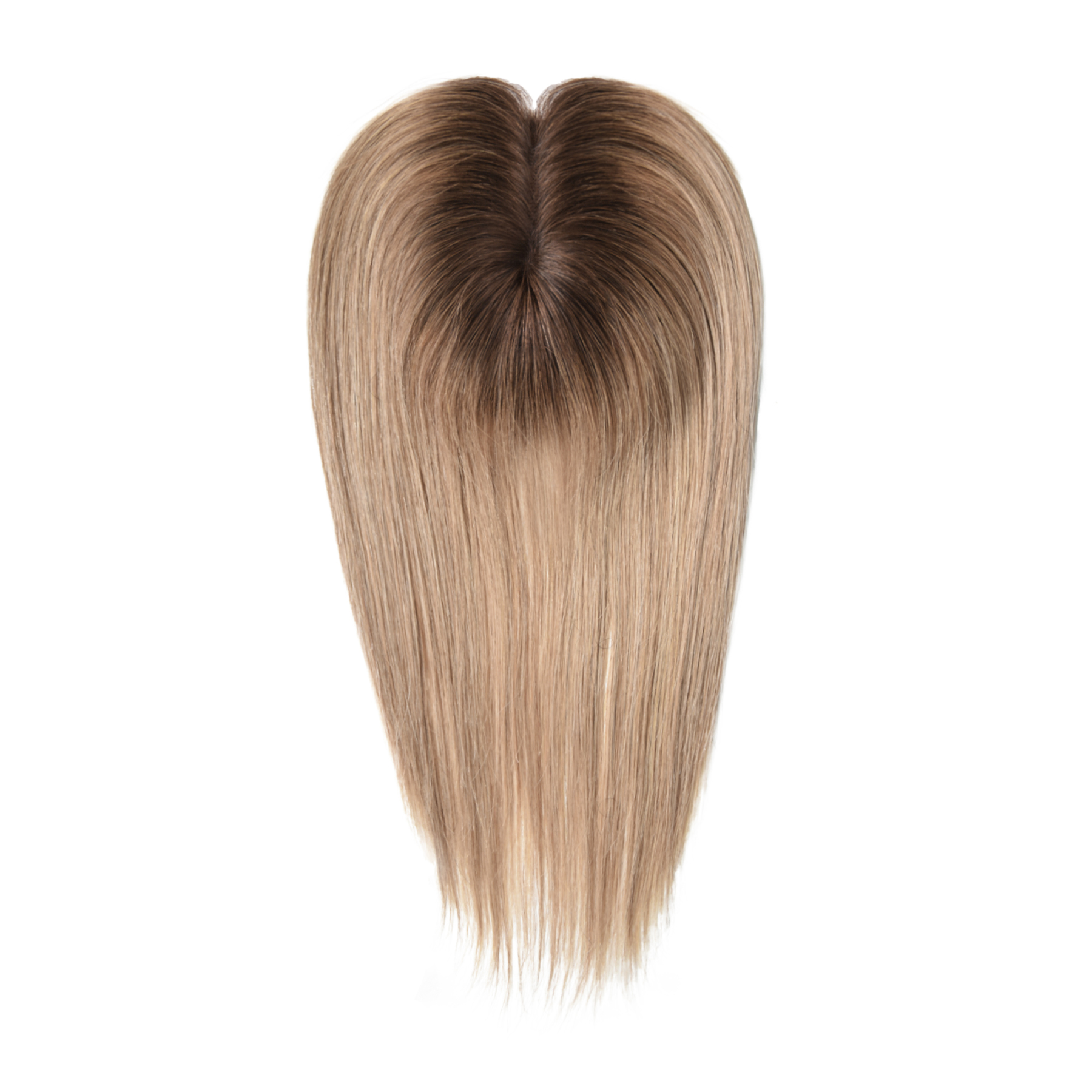 Meiverah Natural-Looking Handmade Hand-tied Mono Swiss Lace NO Bangs Clip-In Women Toupee -（10/6#）