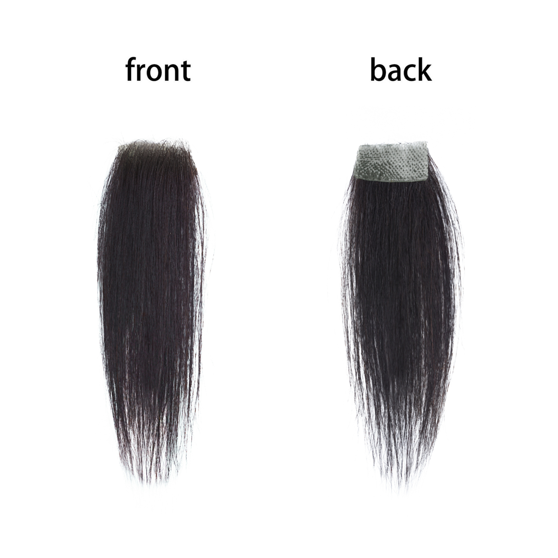 Meiverah Hair scar human hair replacement Accidental burns without hair for men Hairline Loss Straight Tape in Replacement Toupee (Natural Black)