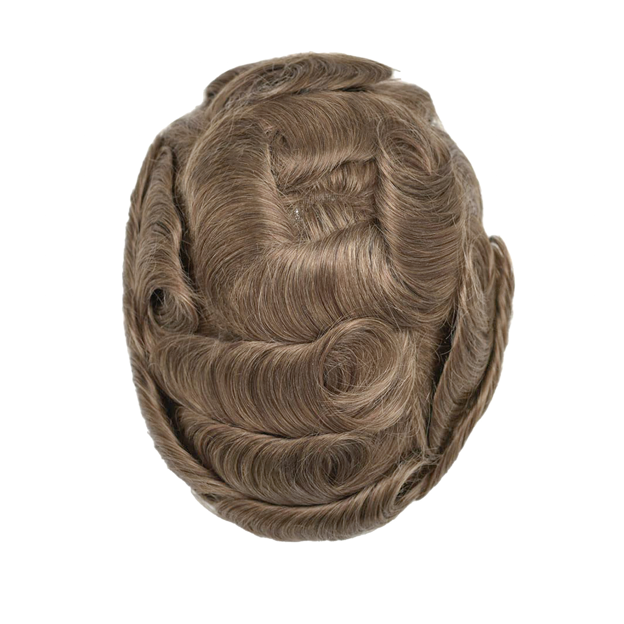 Meiverah Natural-Looking Handmade Men's Top Wig - BD Style (18 Color)