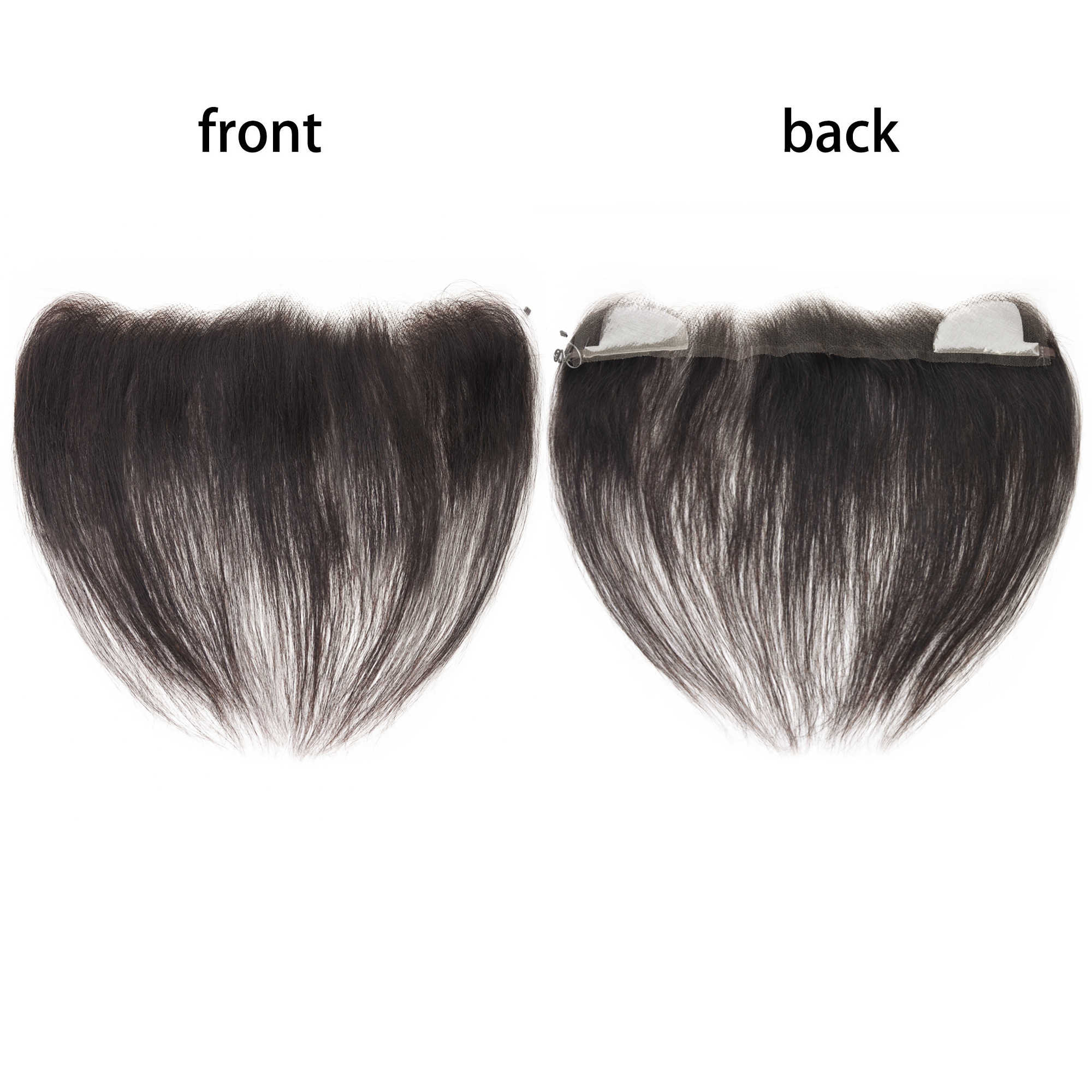 Meiverah Fishing Line Hand-Tied Mono Base Men's Hair System - Breathable, Realistic Hairline & Natural-Looking Hair Replacement（1B）