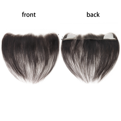 Meiverah Fishing Line Hand-Tied Mono Base Men's Hair System - Breathable, Realistic Hairline & Natural-Looking Hair Replacement（1B）