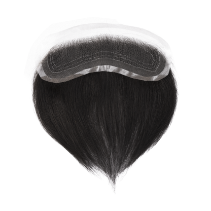 Meiverah Hand-Tied Mono Base Men's Hair System - Breathable, Realistic Hairline & Natural-Looking Hair Replacement（1B#)