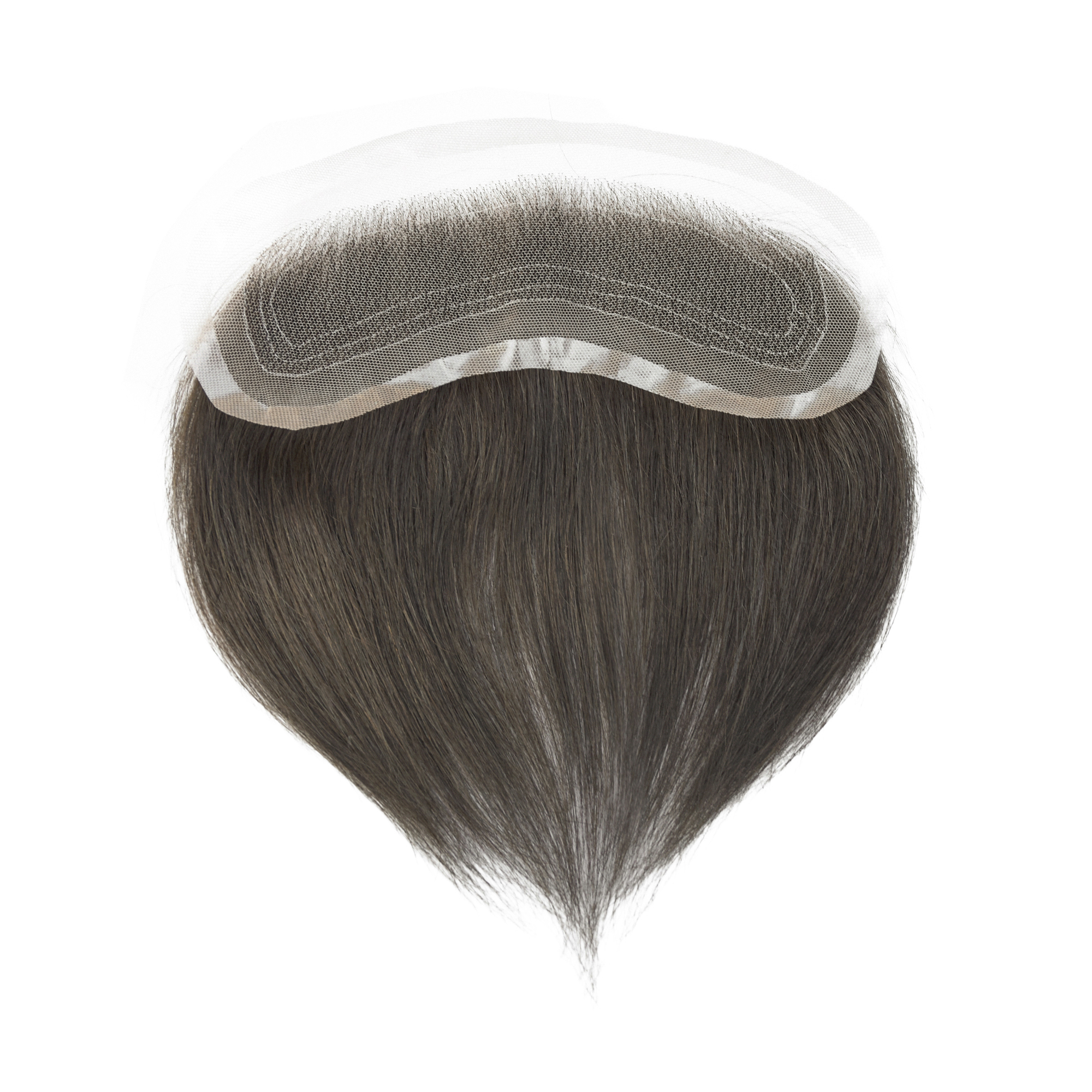 Meiverah Hand-Tied Mono Base Men's Hair System - Breathable, Realistic Hairline & Natural-Looking Hair Replacement（2#)