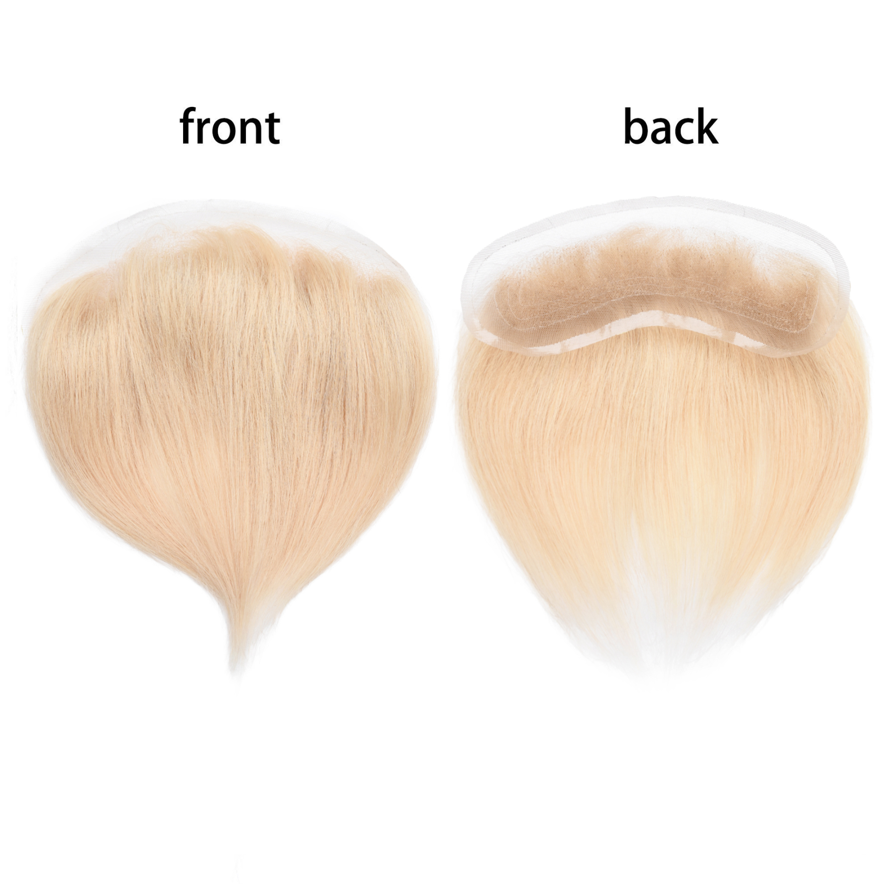 Meiverah Hair Frontal Hairpiece for Men Hand-tied Mono Base Hairline Human Hair Toppers Replacement Toupee（22#)