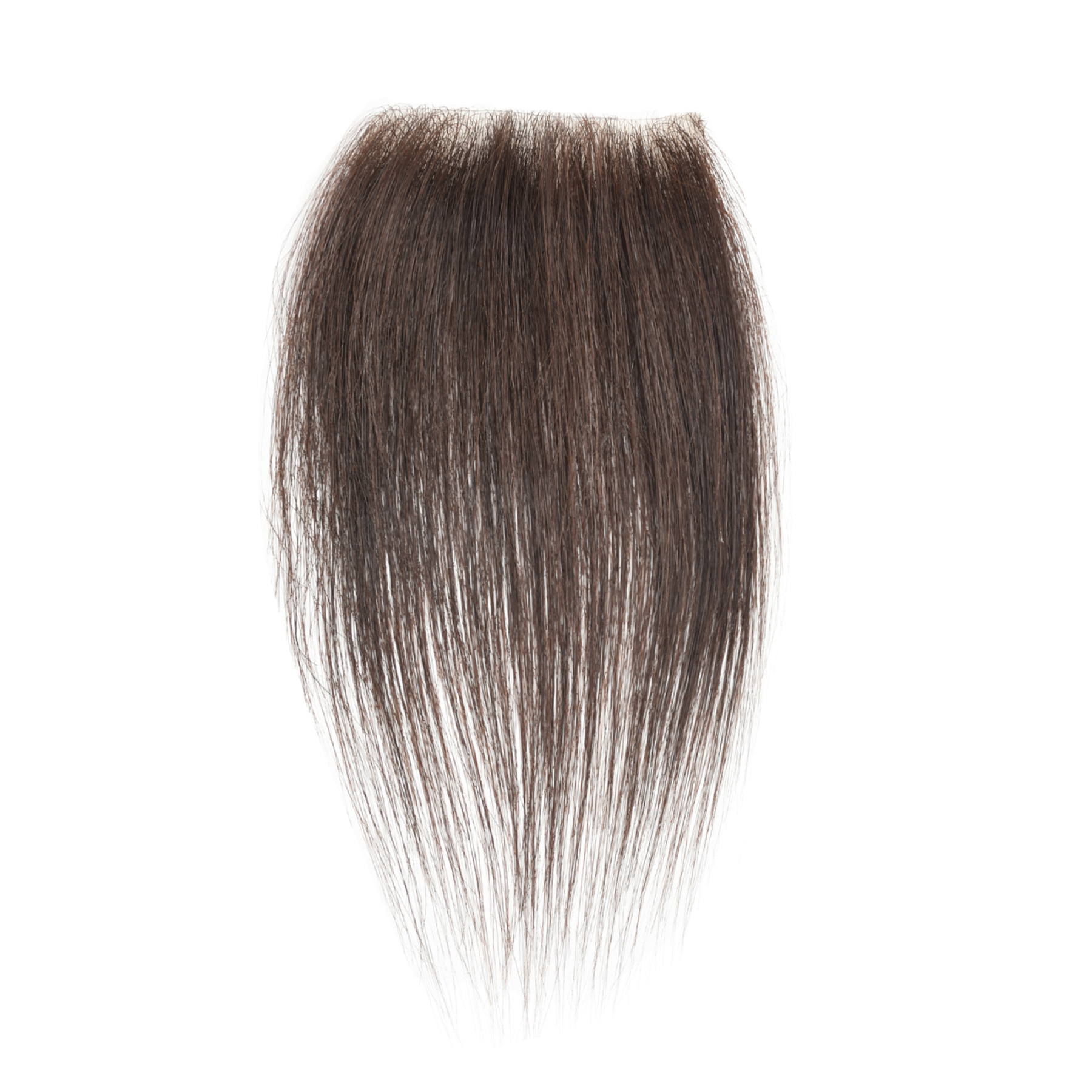 Meiverah Hair scar human hair replacement Accidental burns without hair for men Hairline Loss Straight Tape in Replacement Toupee (Dark Brown)