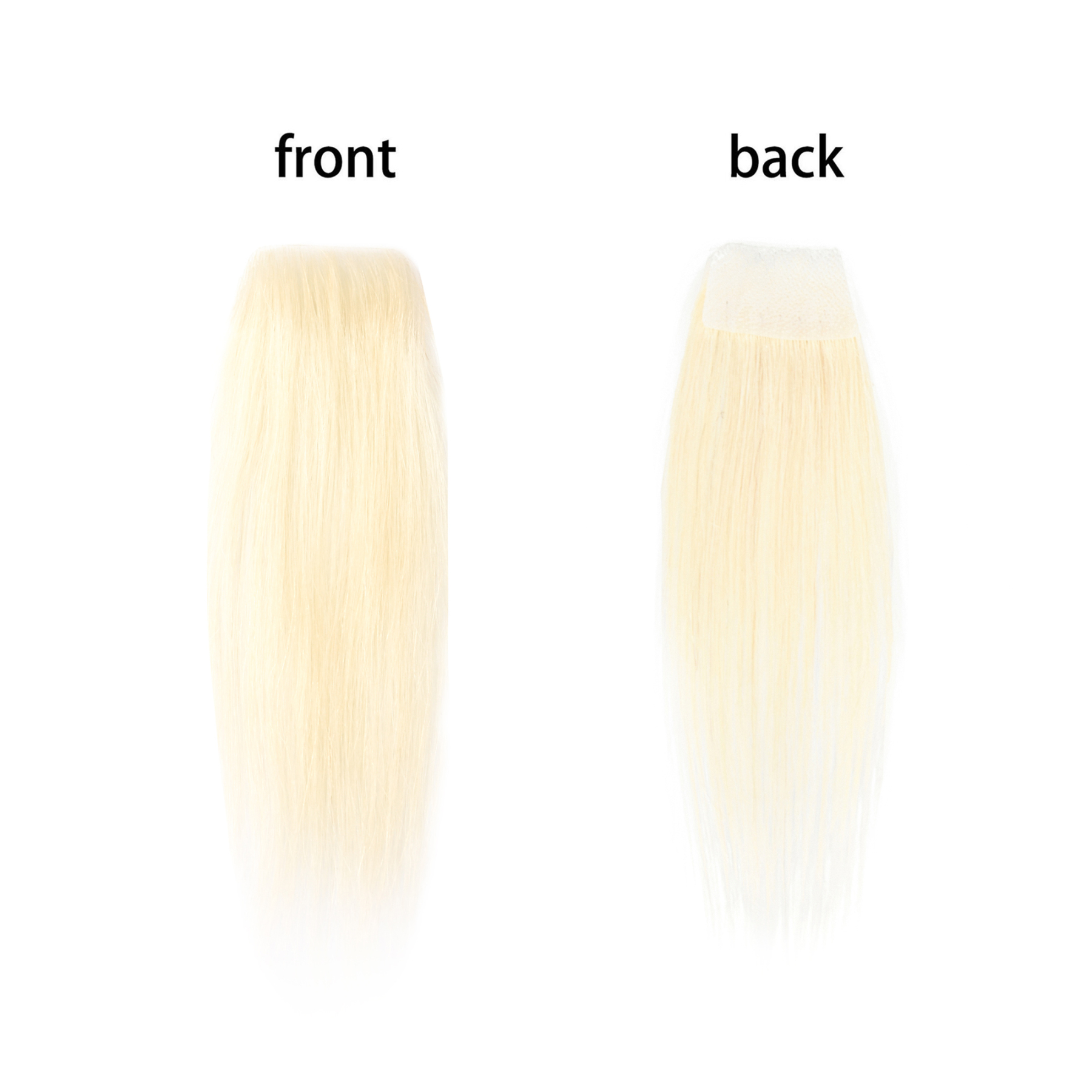 Meiverah Hair scar human hair replacement Accidental burns without hair for men women Hairline Loss Straight Tape in Replacement Toupee (Light Blonde #60)