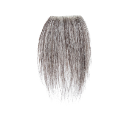 Meiverah Hair scar human hair replacement Accidental burns without hair for men Hairline Loss Straight Tape in Replacement Toupee  (30% Gray-Cinnamon Sugar)