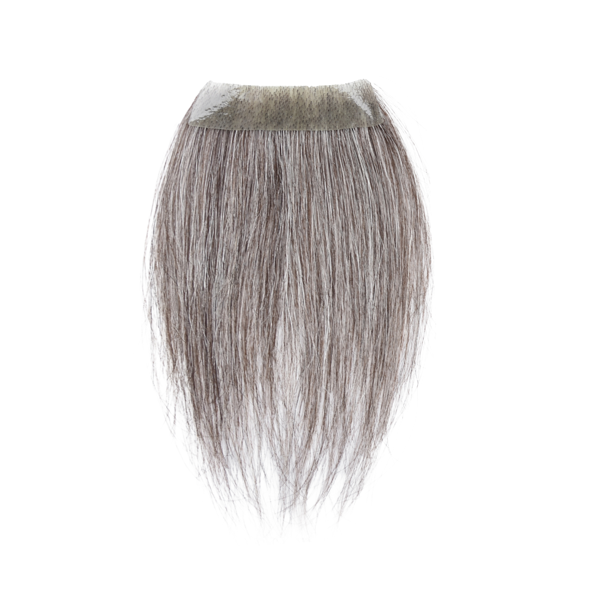 Meiverah Hair scar human hair replacement Accidental burns without hair for men Hairline Loss Straight Tape in Replacement Toupee  (30% Gray-Cinnamon Sugar)