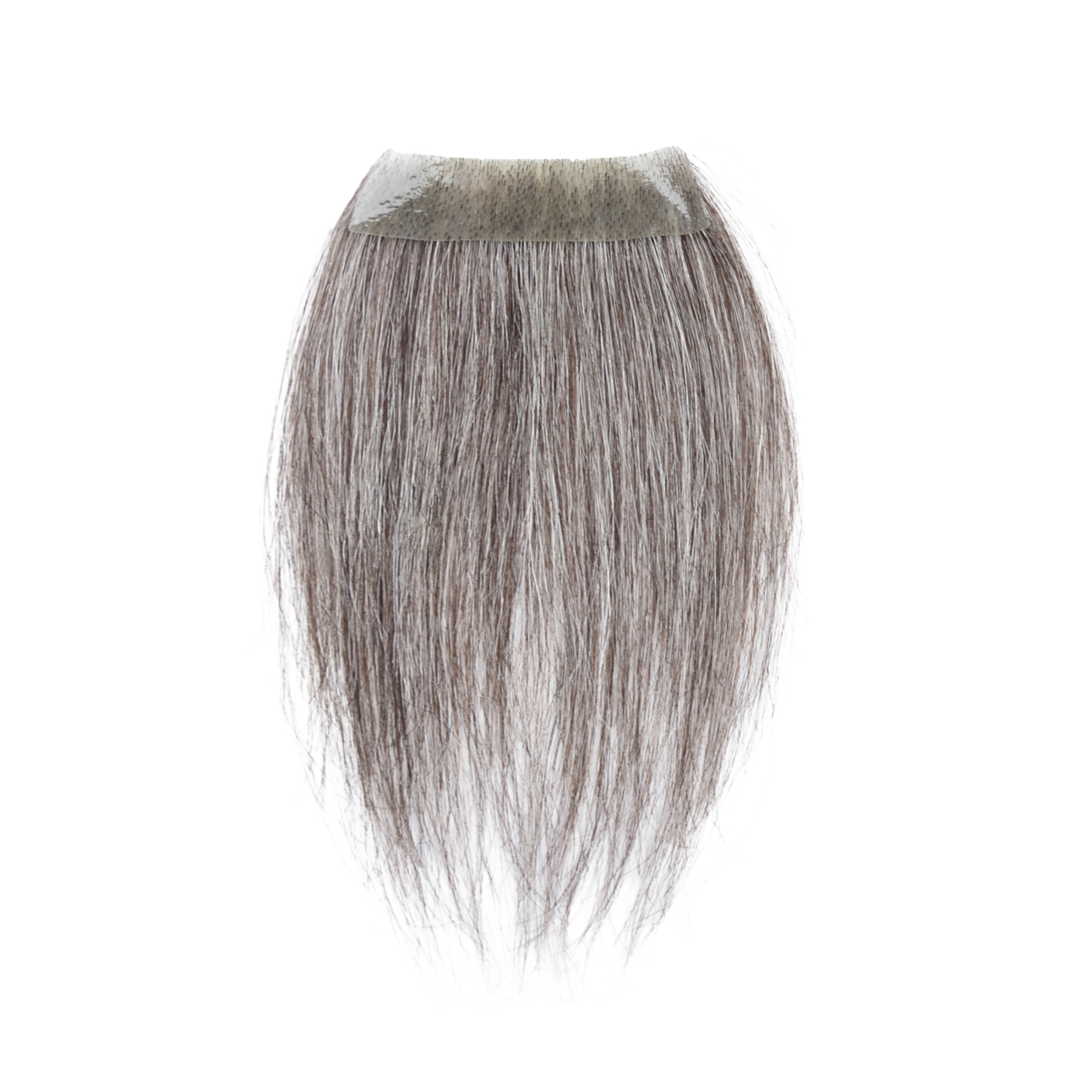 Meiverah Hair scar human hair replacement Accidental burns without hair for men Hairline Loss Straight Tape in Replacement Toupee  (30% Gray-Cinnamon Sugar)